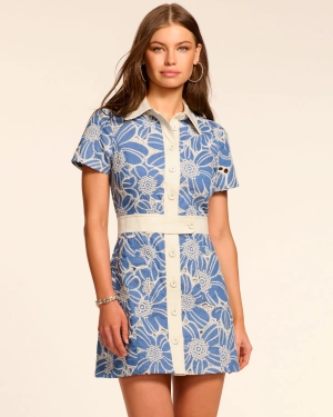 Shannon Chambray Button Down Mini Dress
