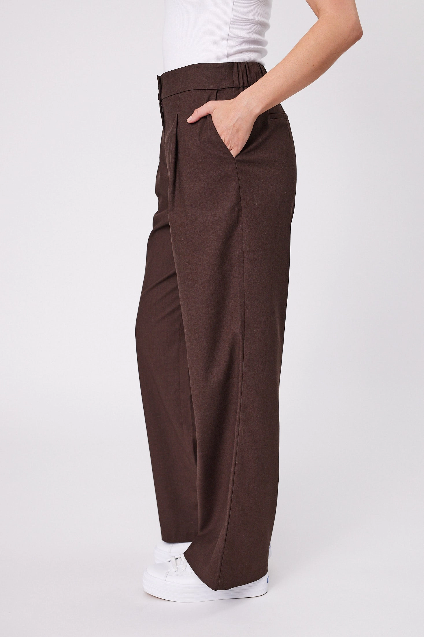 Shine On Label Zephyr Pants Chocolate