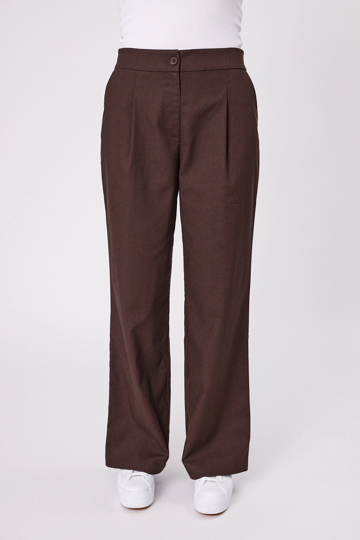 Shine On Label Zephyr Pants Chocolate