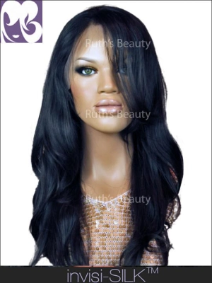 SILK TOP LACE WIG: Robin Virgin Malaysian Professional Cut