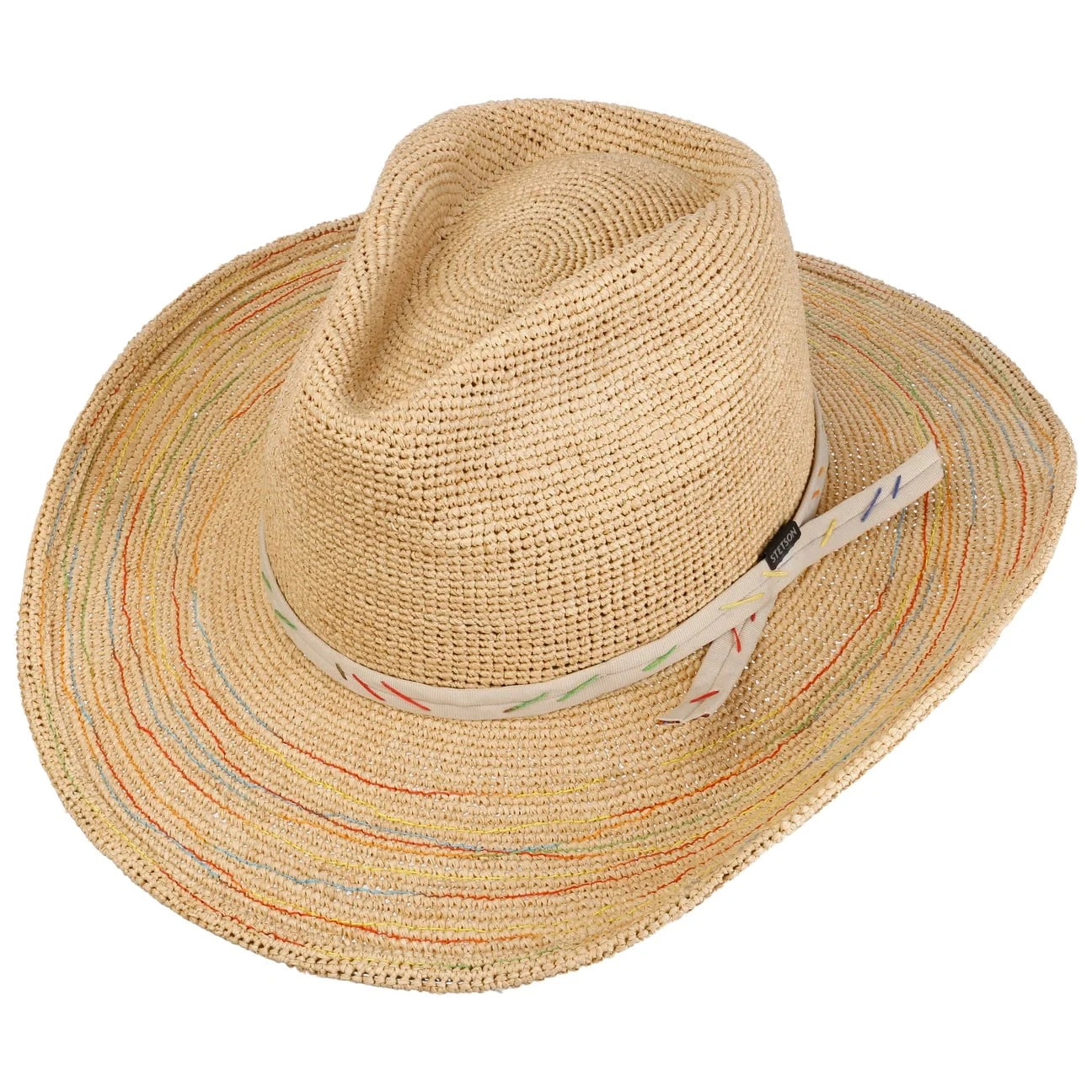 Stetson 3598501 Taya Western Festival Crochet Straw Hat