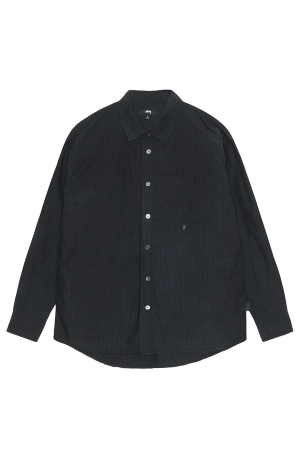 Stussy Classic Sprayed Button Up 'Blue'