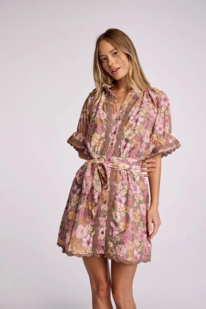 Su207 Dusk Floral Dress