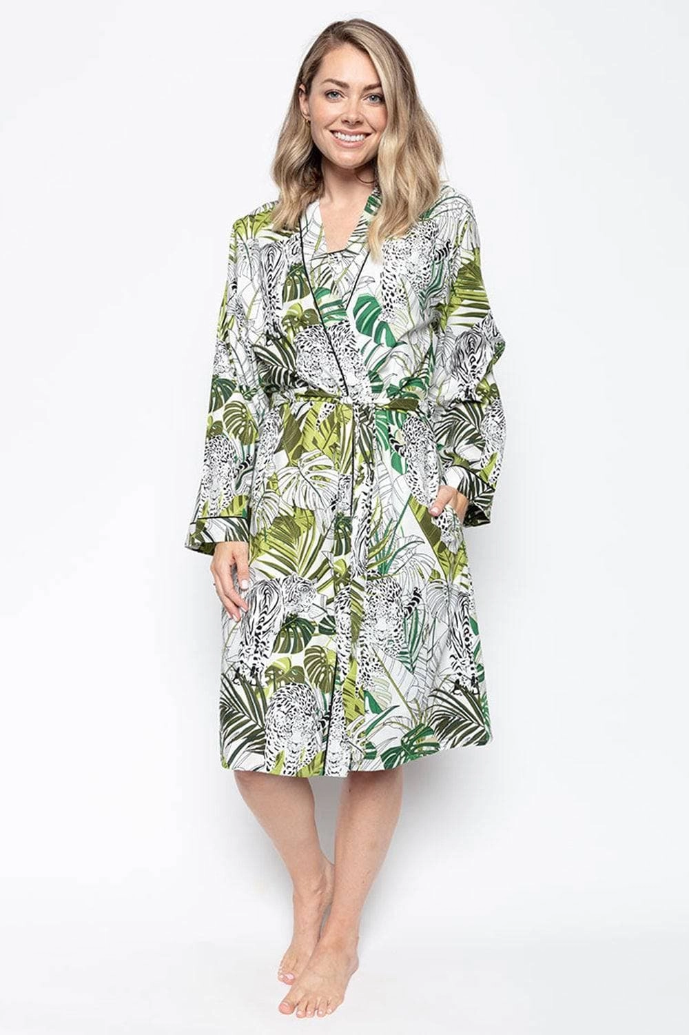 Tamsin Short Dressing Gown, Size UK 8