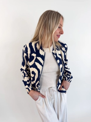 Thais Printed Woven Jacket