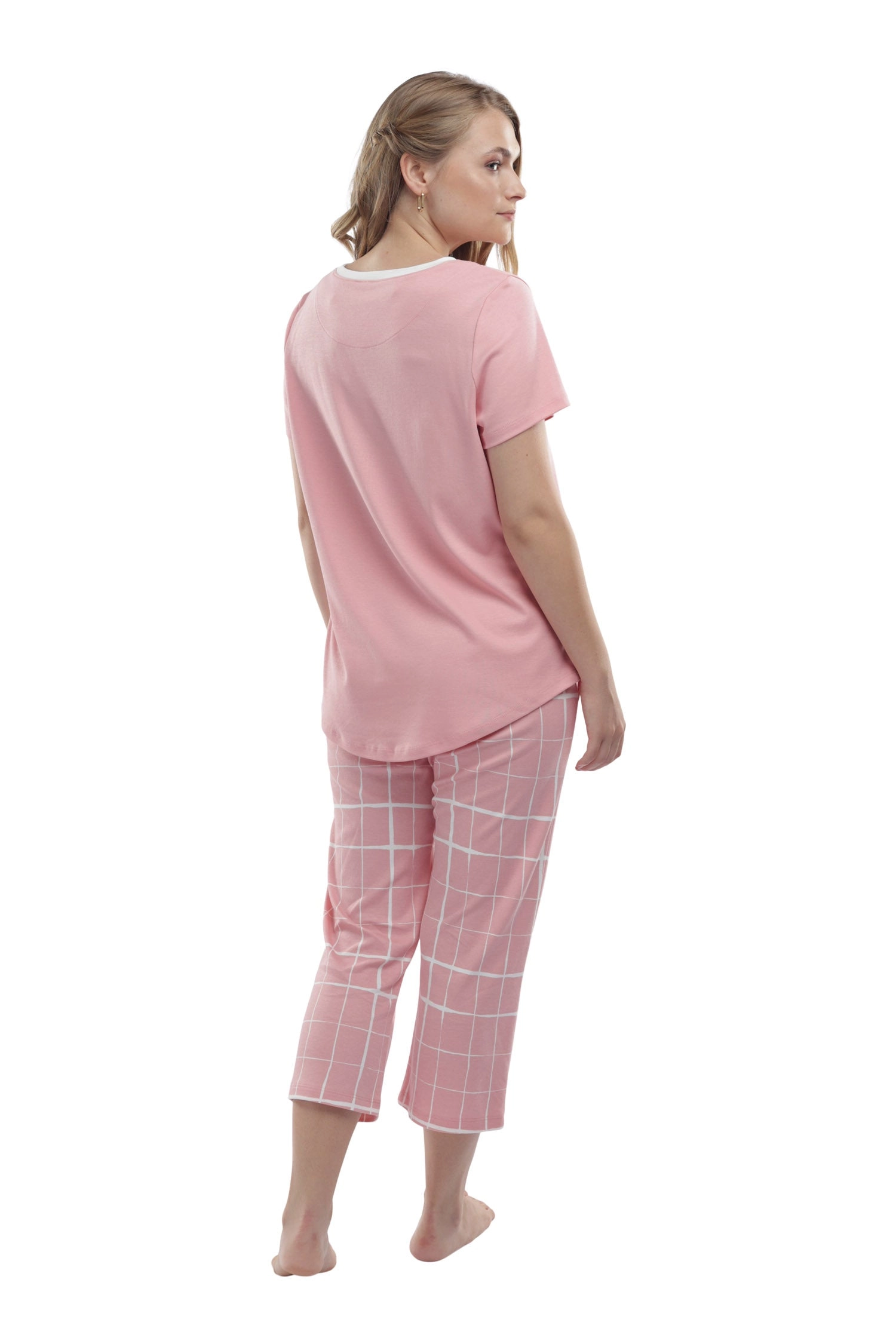 The Lighthearted Capri Set in Wild Rose (Limited Sizes)