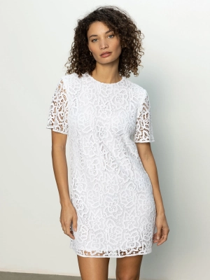 The Wanderer Lace Dress White