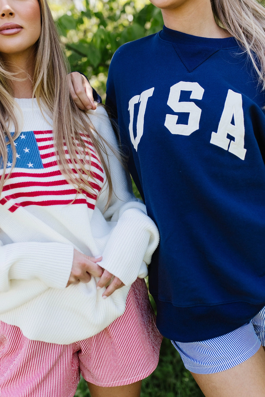 USA 100% Cotton Terry Pullover in Navy