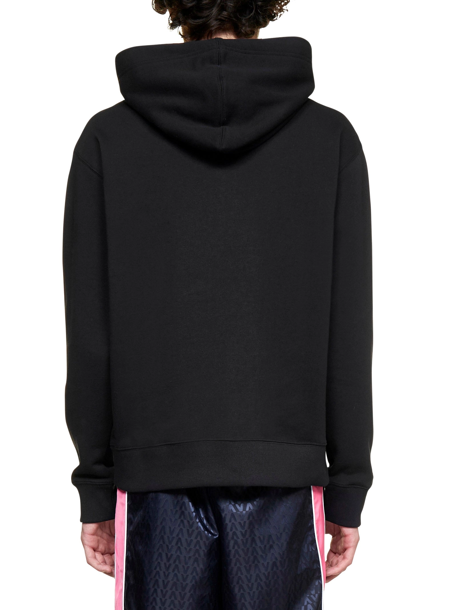 Valentino Logo Printed Drawstring Hoodie