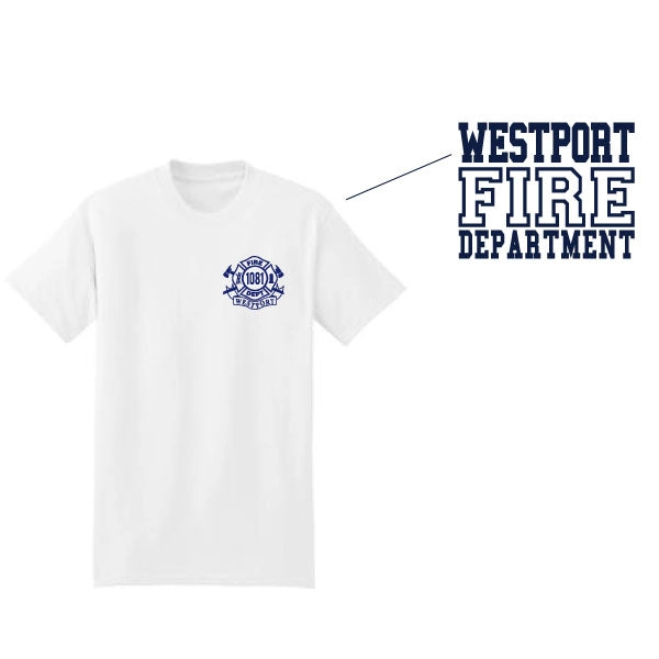 Westport Fire Department Beefy Short Sleeve Cotton Tee