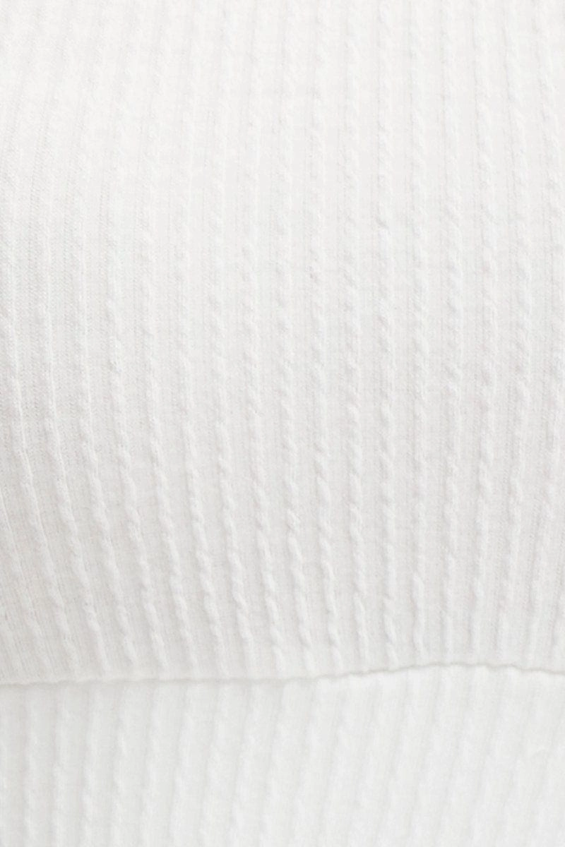 White Jersey Loungewear Sleeveless