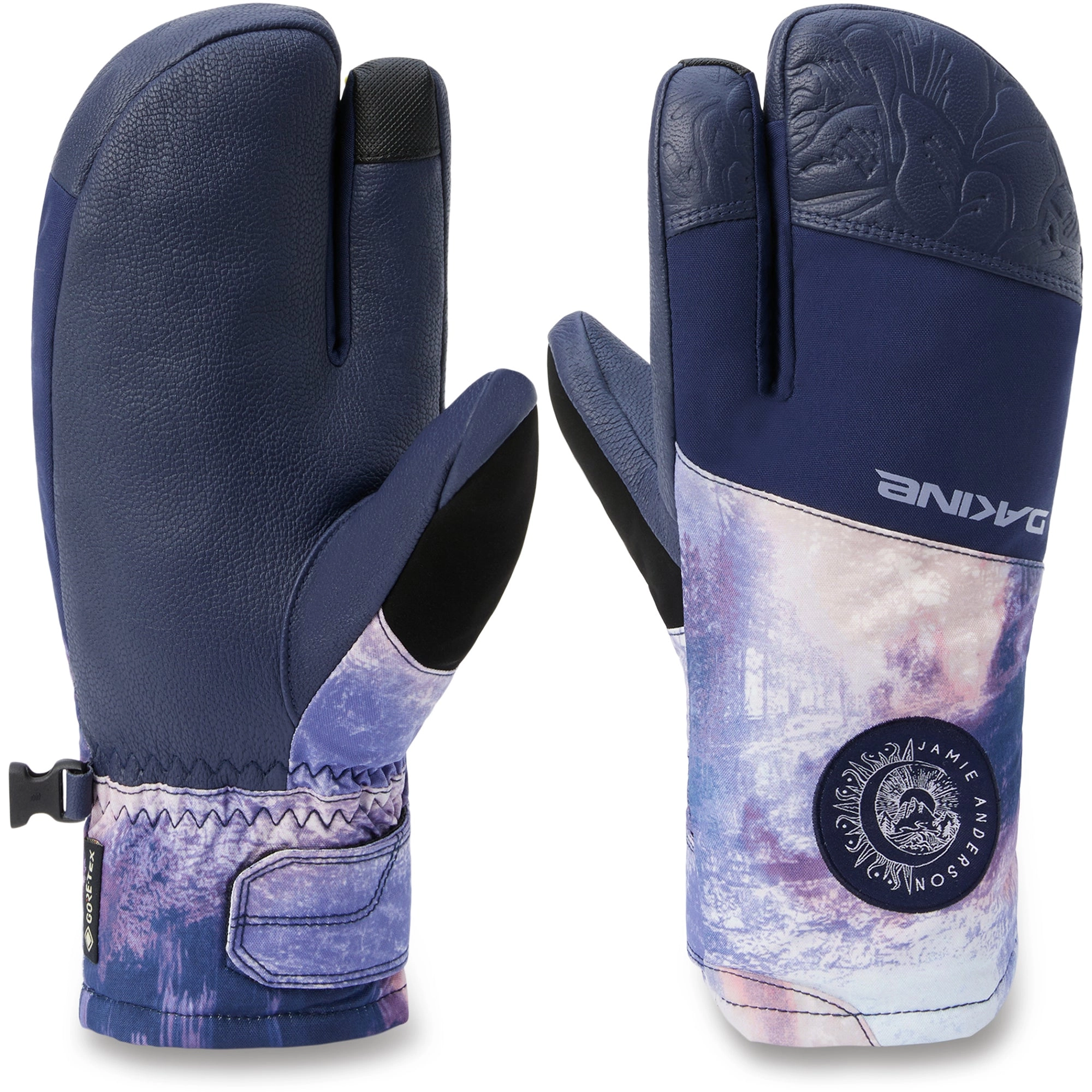Womens Team Fleetwood Gore-Tex Short Trigger Mitt Jamie Anderson - Waterfall