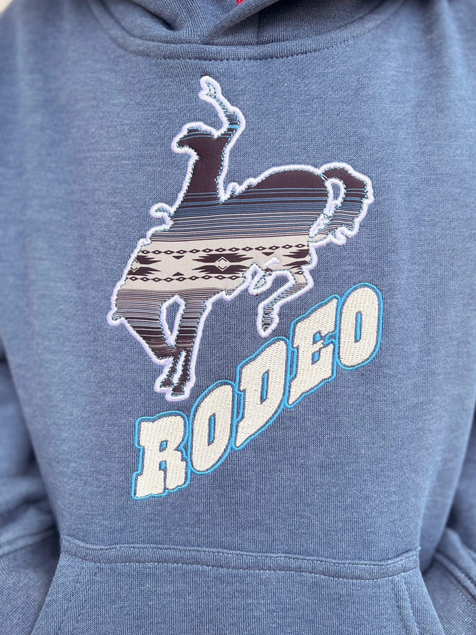 Youth Rodeo Bronc Fleece Hoodie - 2 Colors