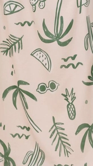 Zada Mini Dress - Green Palm