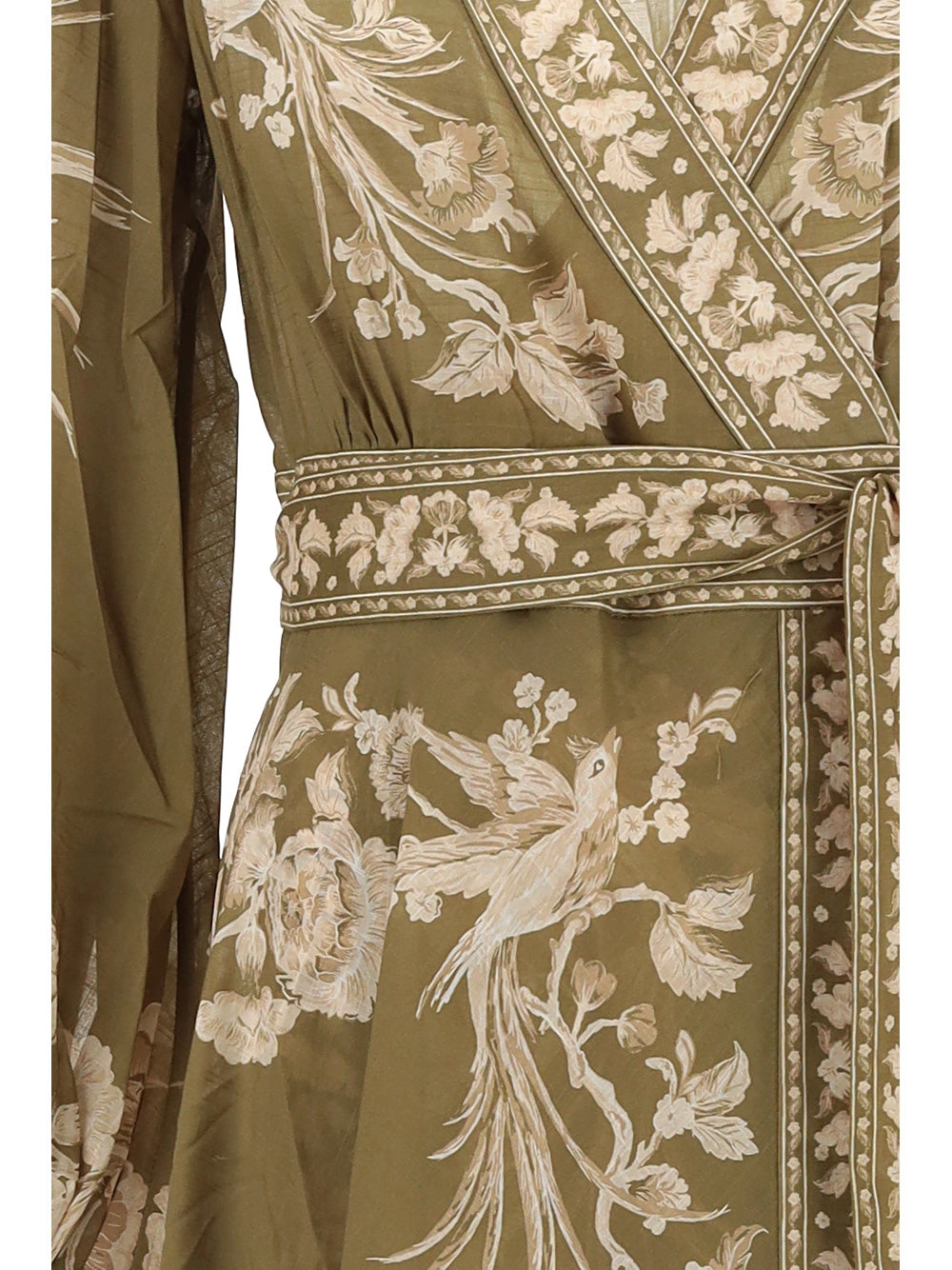 Zimmermann Floral Printed V-Neck Dress